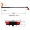Water Fed Pole Kit, Window and Solar Cleaning Pole W/Water Fed Telescopic Brush/Brush Window and Solar Panel Cleaning System Windows Cleaning,24FT/7.2M view 2