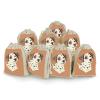 Cartoon Dog Avatar Drawstrings Bags Durable Portable Cotton Linen Cloth Pouch Reusable Small Storage Bags For Wrapping Gift Small Jewelry Stones Bracelet Headphones view 1
