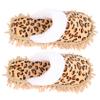 CALLARON Silent Walking Mop Slippers Fleece Dust Mop Shoes Comfortable Reusable Sweeping Shoes for Home view 1