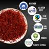 5Senses Kashmir Mongra Saffron | Azafran | Magnum Opus | Premium Grade A Saffron Threads | Whole Red Gold Spice | Single Origin, Non-GMO, Fairtrade, Gluten-Free, Vegan, Plastic Neutral ((0.14oz/4g)) view 3