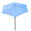 7.9ft Outdoor Sun Shade, Canopy Foldable UV Resistant with Manual Crank for Balcony Terrace Garden Outdoor Shelter Tent view 4