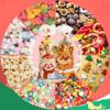100 PCS Christmas Cellophane Treat Bags(5x11 Inch) with Tie, Plastic Christmas Bags for Candy Goodie Goody Cookie Gift Wrap Xmas Santa Pouches Frozen Winter Holiday Party Favors Supplies Decorations view 4