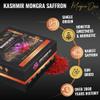 5Senses Kashmir Mongra Saffron | Azafran | Magnum Opus | Premium Grade A Saffron Threads | Whole Red Gold Spice | Single Origin, Non-GMO, Fairtrade, Gluten-Free, Vegan, Plastic Neutral (0.035oz/1g) view 2