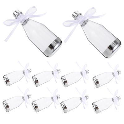 ABOOFAN 10pcs Mini Bottle Candy Boxes Wedding Party Favors Bridal Shower Favors Decorative Candy Containers Reusable