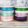 10mm-75mm Custom Printed Ribbon Personal Logo Polyester Rubban Giftbox Baking Wrap Wedding Birthday Anniversary DIY Bracelet(75mm Ribbon)