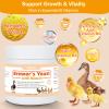 Ourea Brewer's Yeast with Niacin for Ducks, Supports Immunity Molt Recovery Severe Stress, Vitamins B Protein Amino Acids Supplement to Support Legs Bone Feather Health Growth Digestion for Duckling view 3