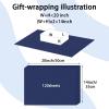 120 Sheets 20"X14" Tissue Paper for Gift Bags Wrapping, Navy Blue Art Tissue Paper Bulk for Weddings Birthday Party Crafts Decoration view 2