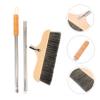 Holibanna Wooden Broom Long Handle Soft Bristle Brush Sweeping Indoor for Hardwood Floor view 3