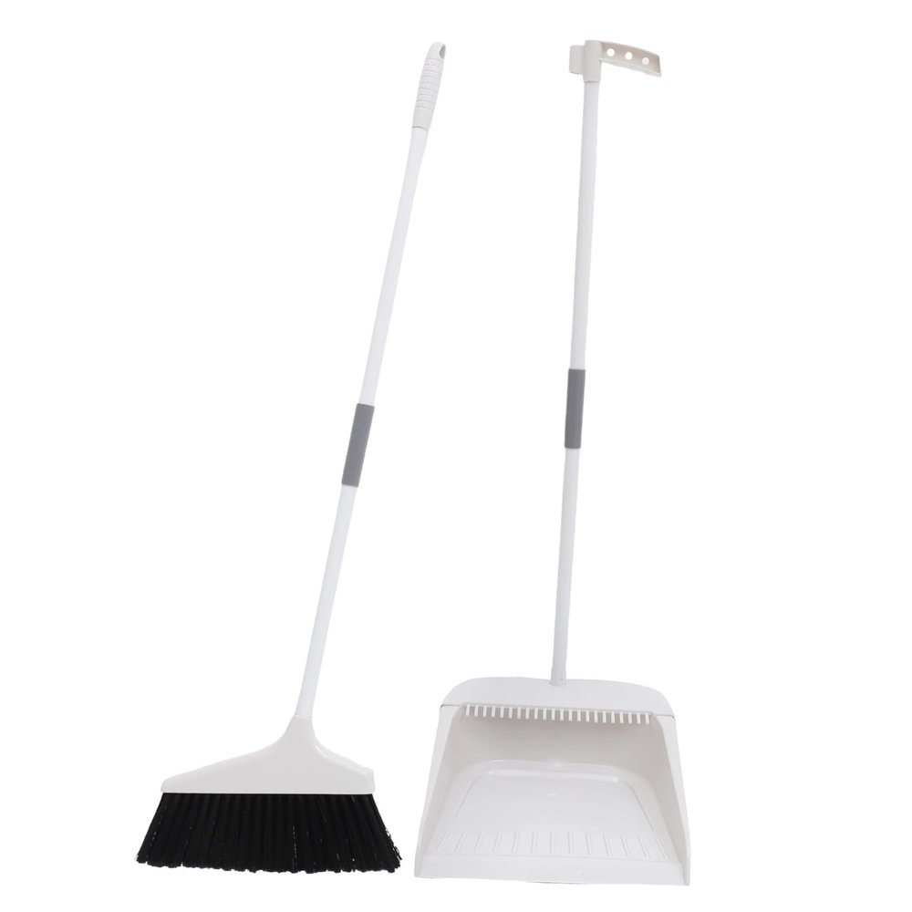 NOLITOY Soft Broom Set Cleaning Brush Set for Broom and Dustpan Floor Cleaning Tool