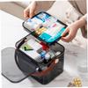 PACKOVE Large Dual-layer Household Medicine Box Multi-functional Kit for Emergency Storage Removable Tray Aid Supplies view 2