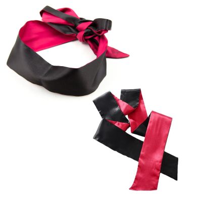 2 Pieces of Satin Sleep Eye Masks satins Sleep Facial Masks Silk Female Eye mask, Suitable for Sleep Soft Satin Eye mask, Comfortable and Adjustable, Suitable for Valentine's Day Gift (Dark red)