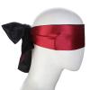 2 Pieces of Satin Sleep Eye Masks satins Sleep Facial Masks Silk Female Eye mask, Suitable for Sleep Soft Satin Eye mask, Comfortable and Adjustable, Suitable for Valentine's Day Gift (Dark red) view 3