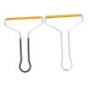 PACKOVE 2pcs Stainless Steel Lint Roller Hairball Remover for Clothes and Furniture Portable Pet Hair Cleaning Tools Easy to Use Durable No Sticky Residue view 1