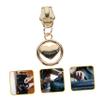 Veemoon 10pcs Heart Shape Zipper Pulls Replacement Sliders for Jackets and Bags Gold Zipper Puller Helper view 4