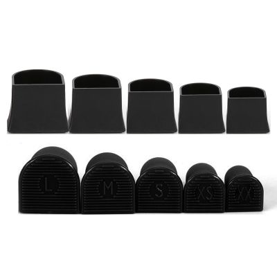 10pcs Shoes with Heel Cap Repair, Heel Protector Replacement, Heel Cap Noise Reduction, Needle tip Cover, Heel Stopper for high Heels, 5 Sizes of Heel Repair Cap and Heel Stopper