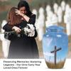 Cross Memorial Urns for Human Ashes Adult Male - Large Funeral Urn for Human Ashes Adult Female - Cremation Ashes 10 inch view 3