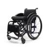 Lightweight Sports Foldable Mute Wheelchair All Terrain Aluminum,Adjustable Footrest Suitable for Teenagers, Adults, Seniors(Black2,Seat Width 40cm/15.74in) view 2