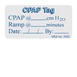 1" X 2" Label CPAP Tag MES Part # 2505, 150/roll