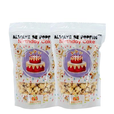 Birthday Cake Popcorn | 3.5 oz | Pack of 2 | Gluten Free | Pearson's Pumpkin Place