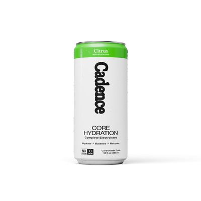 Cadence Electrolyte Drink - Citrus Flavor, 355ml x 12 | Science-Backed Hydration | Zero Sugar, Zero Caffeine | Sodium, Potassium & Magnesium for Performance & Recovery