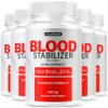 (5 Pack) Blood Stabilizer Advanced Blood Formula Capsules, Original Blood Stabilizer Supplemen All Natures Pills - Maximum Strength, BloodStabilizer Premium Vitamin Reviews, 150 Capsules for 5 Months view 1