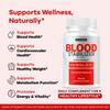 (5 Pack) Blood Stabilizer Advanced Blood Formula Capsules, Original Blood Stabilizer Supplemen All Natures Pills - Maximum Strength, BloodStabilizer Premium Vitamin Reviews, 150 Capsules for 5 Months view 3