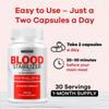 (5 Pack) Blood Stabilizer Advanced Blood Formula Capsules, Original Blood Stabilizer Supplemen All Natures Pills - Maximum Strength, BloodStabilizer Premium Vitamin Reviews, 150 Capsules for 5 Months view 4