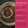 Gardenika Organic Cinnamon Hibiscus Loose Leaf Tea | Natural & Antioxidant Rich | Caffeine-Free | 55+ Cups | USDA Organic & Kosher | 4 oz view 4