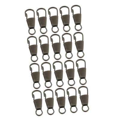 Homoyoyo 20pcs Zipper Pull Tab Replacement and Practical Zipper Head Accessories for Luggage Backpacks and Bags Easy to Install and