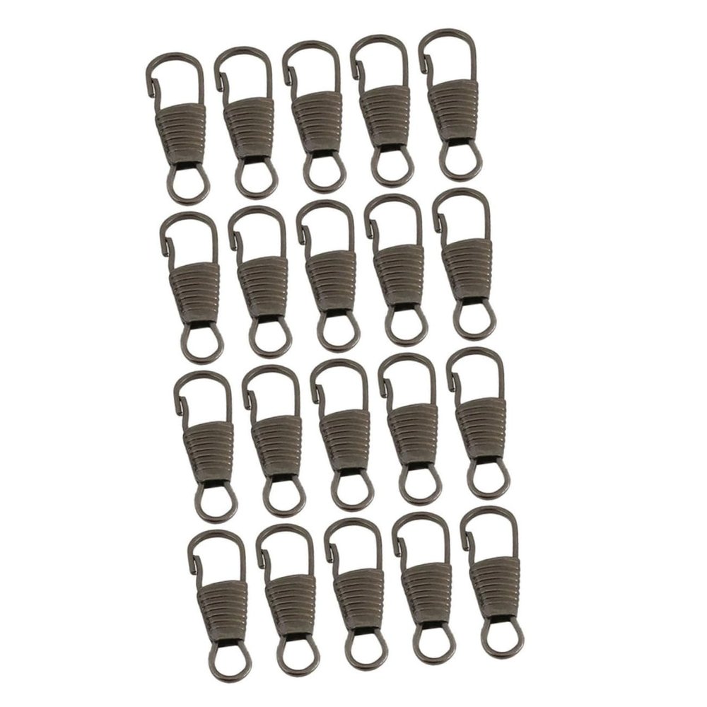 Homoyoyo 20pcs Zipper Pull Tab Replacement and Practical Zipper Head Accessories for Luggage Backpacks and Bags Easy to Install and
