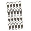 Homoyoyo 20pcs Zipper Pull Tab Replacement and Practical Zipper Head Accessories for Luggage Backpacks and Bags Easy to Install and view 1