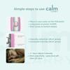 Glowco CalmCarry Sleep Aid Device Handheld Microcurrent Relaxation Tool, Supports Calm, Focus & Gentle Relief, USB Rechargeable, Portable Wellness Device for Adults & Kids | Pink Calm Carry view 4