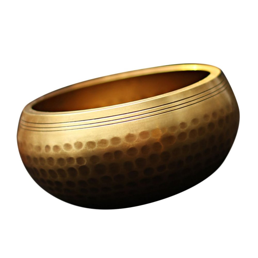 DECHOUS Tibetan Bowl Set Accessories Handcrafted Meditation Sound Bowl for Home Use Zen Singing