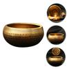 DECHOUS Tibetan Bowl Set Accessories Handcrafted Meditation Sound Bowl for Home Use Zen Singing view 3