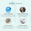 Glowco CalmCarry Sleep Aid Device Handheld Microcurrent Relaxation Tool, Supports Calm, Focus & Gentle Relief, USB Rechargeable, Portable Wellness Device for Adults & Kids | Gray Calm Carry view 3