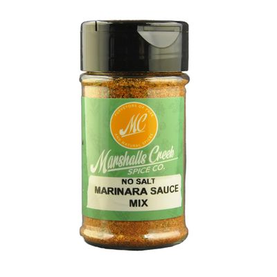 Marshalls Creek Spices Marinara Sauce Mix No Salt Mini Jar