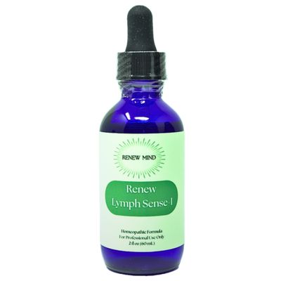 Renew Lymph Sense-I | Men & Women Lymphatic Drainage and Immune Health | Homeopathic Formula for Fluid Balance, Fatigue & Energy Support 2 fl oz