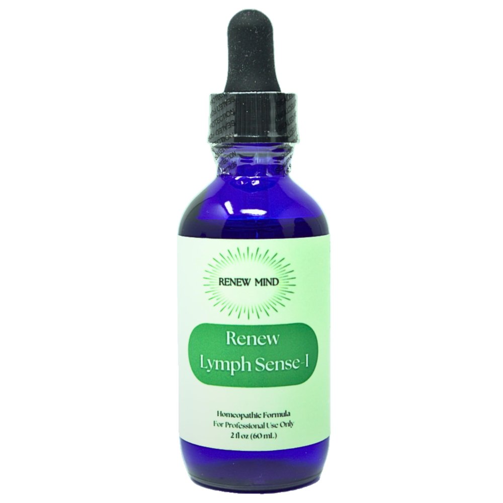 Renew Lymph Sense-I | Men & Women Lymphatic Drainage and Immune Health | Homeopathic Formula for Fluid Balance, Fatigue & Energy Support 2 fl oz