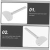WRITWAA Metal Alloy Toothpaste Dispenser Squeezer 2-Piece Set Rolling Tool for Efficient Squeeze for Bathroom Accessories Compatible Toothpaste Tubes view 3