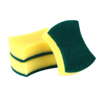 Beaupretty 5pcs Double-Sided Kitchen Cleaning Sponge Pad Absorbent Dishwashing Scrubber Non-Scratch Cleaning Tool for Dishes and and Versatile Pads