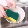 Beaupretty 5pcs Double-Sided Kitchen Cleaning Sponge Pad Absorbent Dishwashing Scrubber Non-Scratch Cleaning Tool for Dishes and and Versatile Pads view 2
