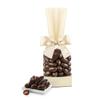 Chocolate Covered Almonds Gift Bag Kosher, DairyFree Fathers Day Candy Treat for Dad, Husband & Teacher Appreciation Cream Gift Bag with Satin Bow (Approx. 8 oz) view 1