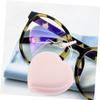 PartyKindom Heart-Shaped Phone Screen Cleaner Pendant Versatile Lens Cleaning Tool for Glasses Cameras and Mobile Devices Fashionable and Durable Accessory Pink view 4