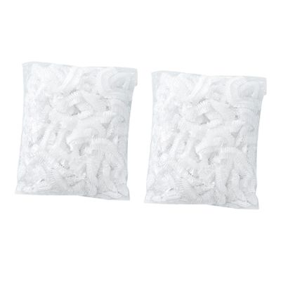FOYTOKI Elastic Food Covers 200pcs Disposable Food Cover Lightweight Safe Versatile