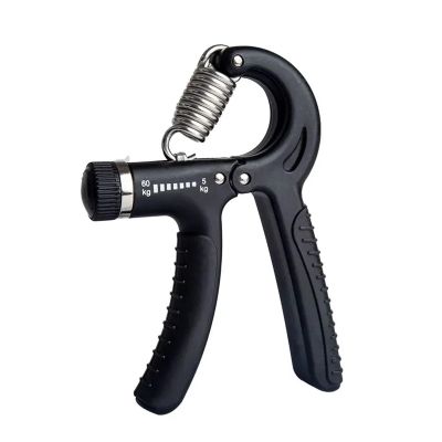 5-60Kg Adjustable Heavy Gripper Fitness Hand Exerciser Grip Wrist Training Increase Strength Spring Finger Pinch Carpal Expander(Black)