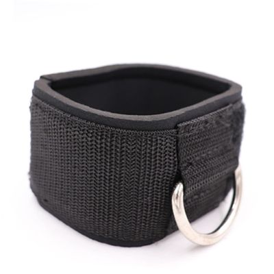 Milisten Adjustable Cable Ankle Strap Gym Lower Body Support 1 Pair Black