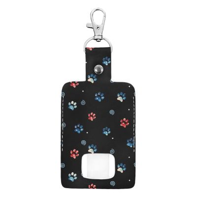 Yorontervo Asthma Inhaler Holder Carrying Holder for L-Shaped Inhalers PU Leather Protective Travel Handy Mini Holster for Men,(Inhaler Not Included),Dog Paws