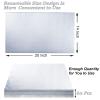 100 Sheets Silver Tissue Paper Artdly 12 x 20 Inches Silver Wrapping Paper Bulk for Weddings Birthday DIY Project Wrapping Crafts Decor view 3