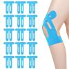 15pcs Precut Kinesiology Tape for Knees, Breathable & Waterproof Pre Cut Sport Tape Running Accessories Elastic Muscle Athletic Kinetic Sticker Strips for Knee Stability and Muscle Support view 1