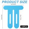 15pcs Precut Kinesiology Tape for Knees, Breathable & Waterproof Pre Cut Sport Tape Running Accessories Elastic Muscle Athletic Kinetic Sticker Strips for Knee Stability and Muscle Support view 2